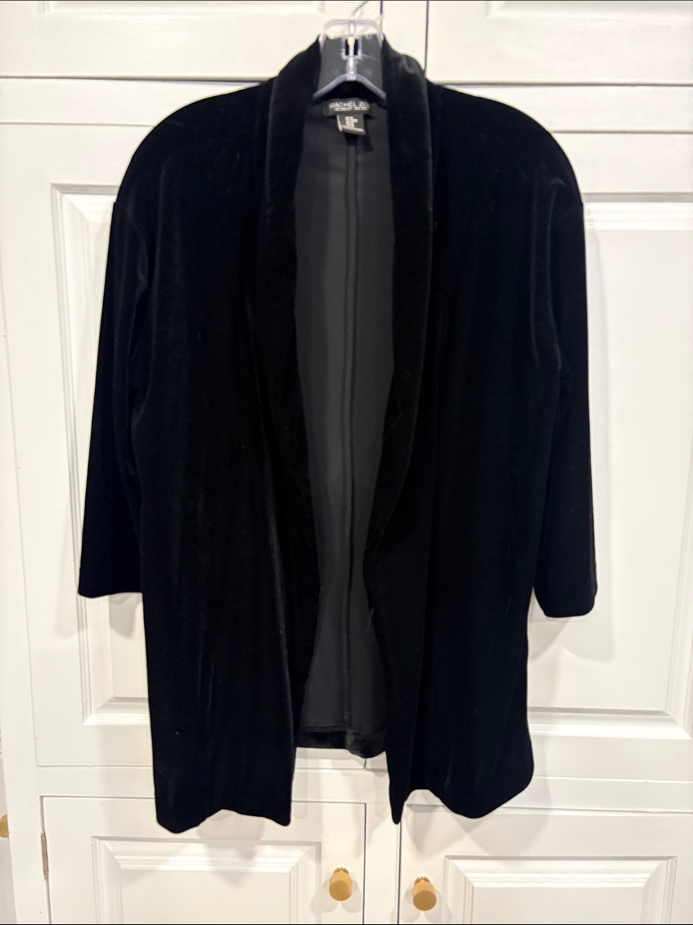 NWOT Rachel Zoe Black Velvet Blazer Jacket